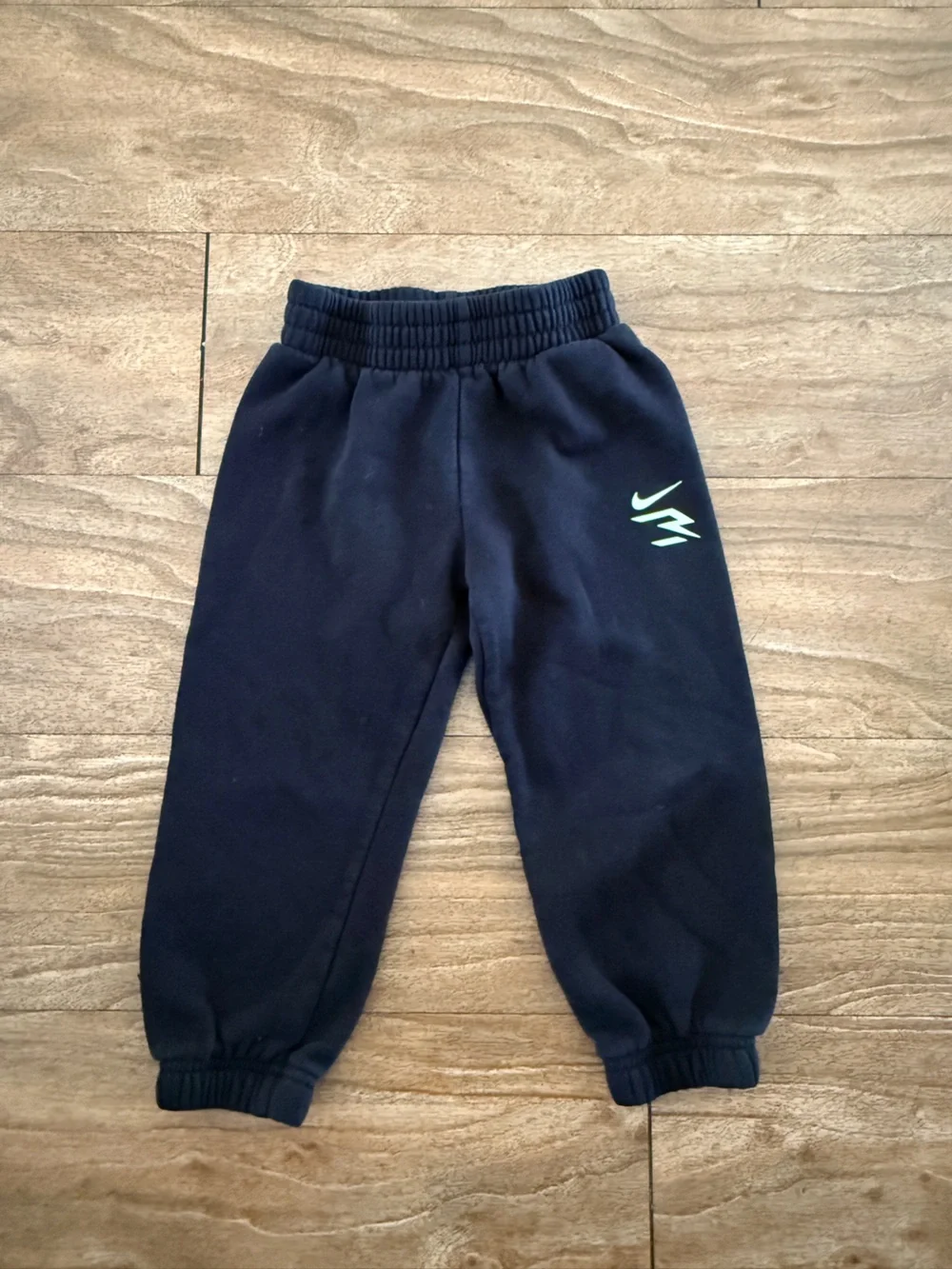 Nike Kids Black Hoodie & Joggers Set with Blue Logo